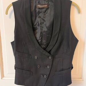 Neil Barrett Elegant Black Vest Size S